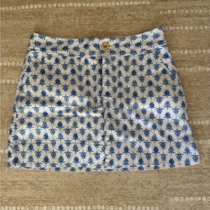 Lilly Pulitzer skort, turtle print